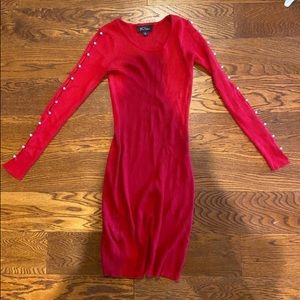 Bought from Macy’s, Small, ribbed with pearls